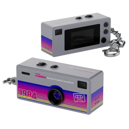 Cámara Retro Mini 1080P con Llavero