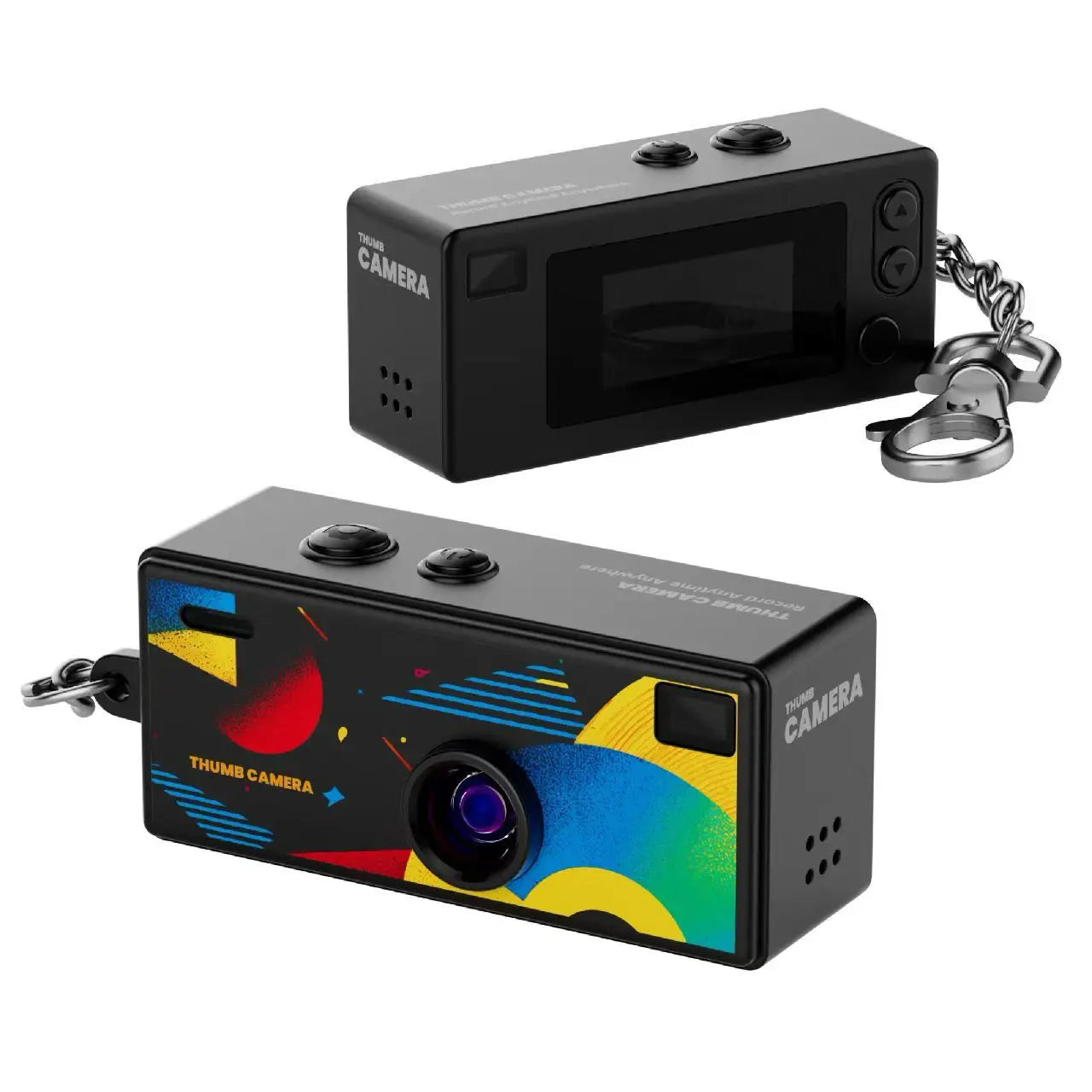 Cámara Retro Mini 1080P con Llavero